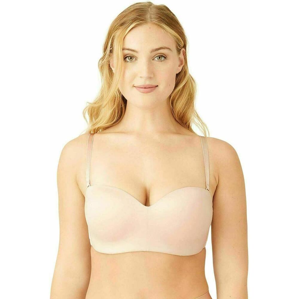 854372 Wacoal Strapless Wire Free T Shirt Bra 32DDD Beige